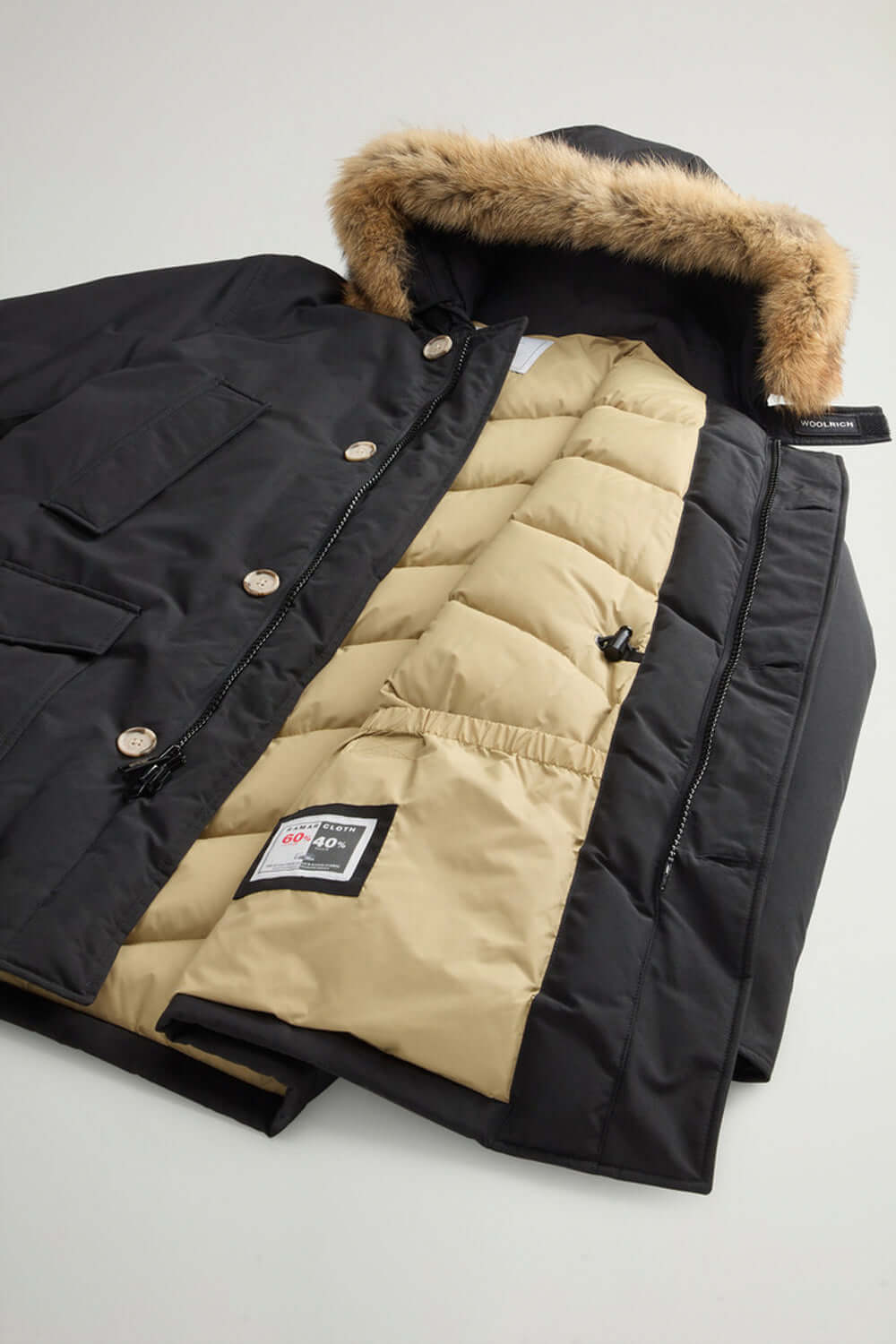 WOOLRICH Arctic Parka in Ramar Cloth con pelliccia removibile Uncategorized WOOLRICH