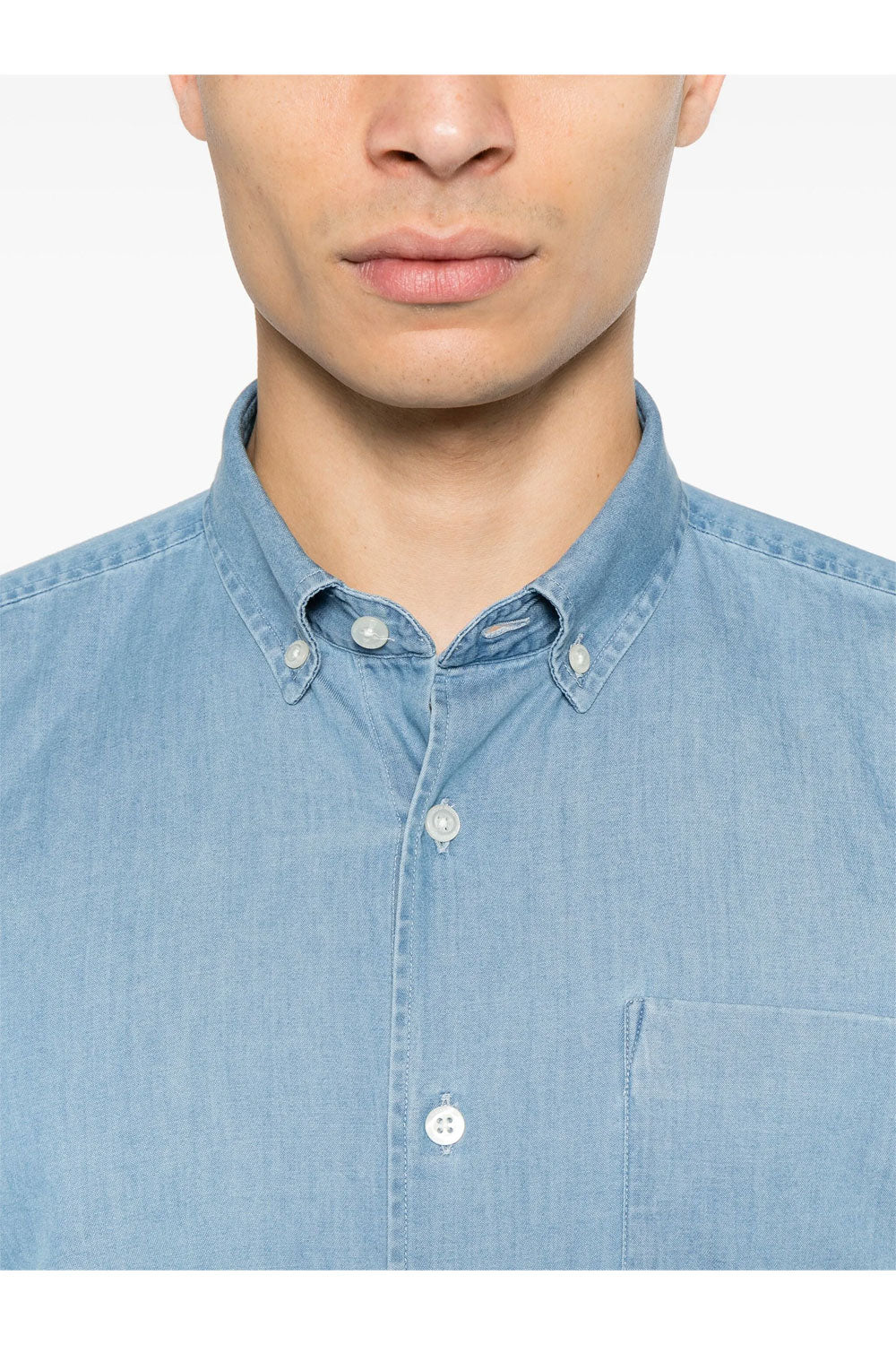 WOOLRICH Camicia in puro cotone con taschino
