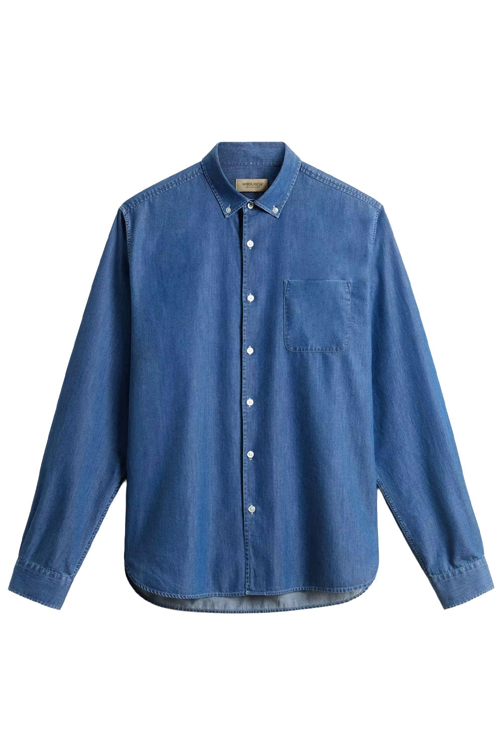 WOOLRICH Camicia in puro cotone con taschino