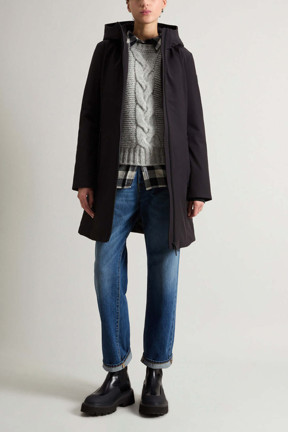 WOOLRICH Firth Parka in Tech Softshell Uncategorized WOOLRICH