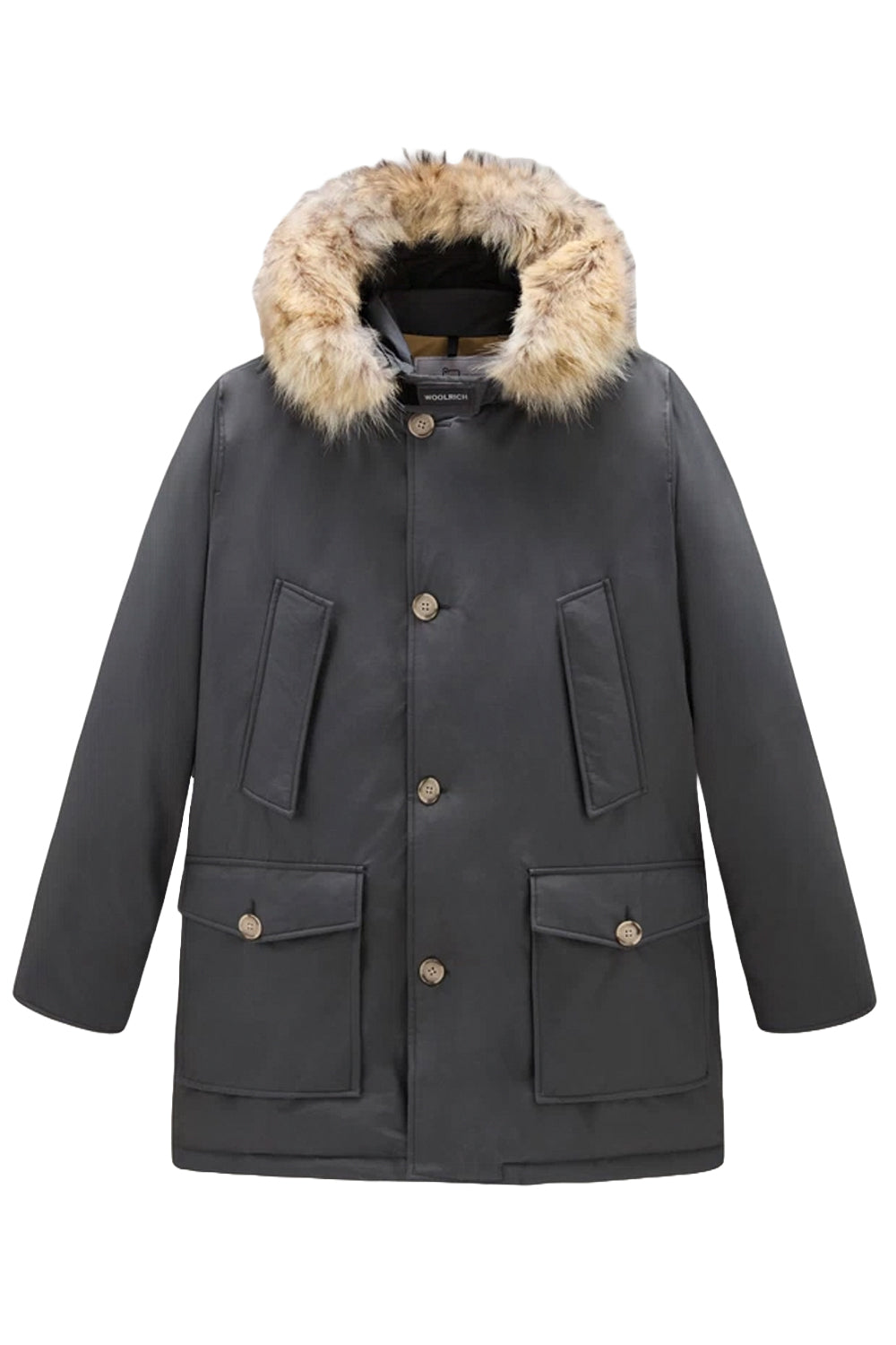 WOOLRICH Giubbotto Arctic Parka in Ramar Cloth con pelliccia