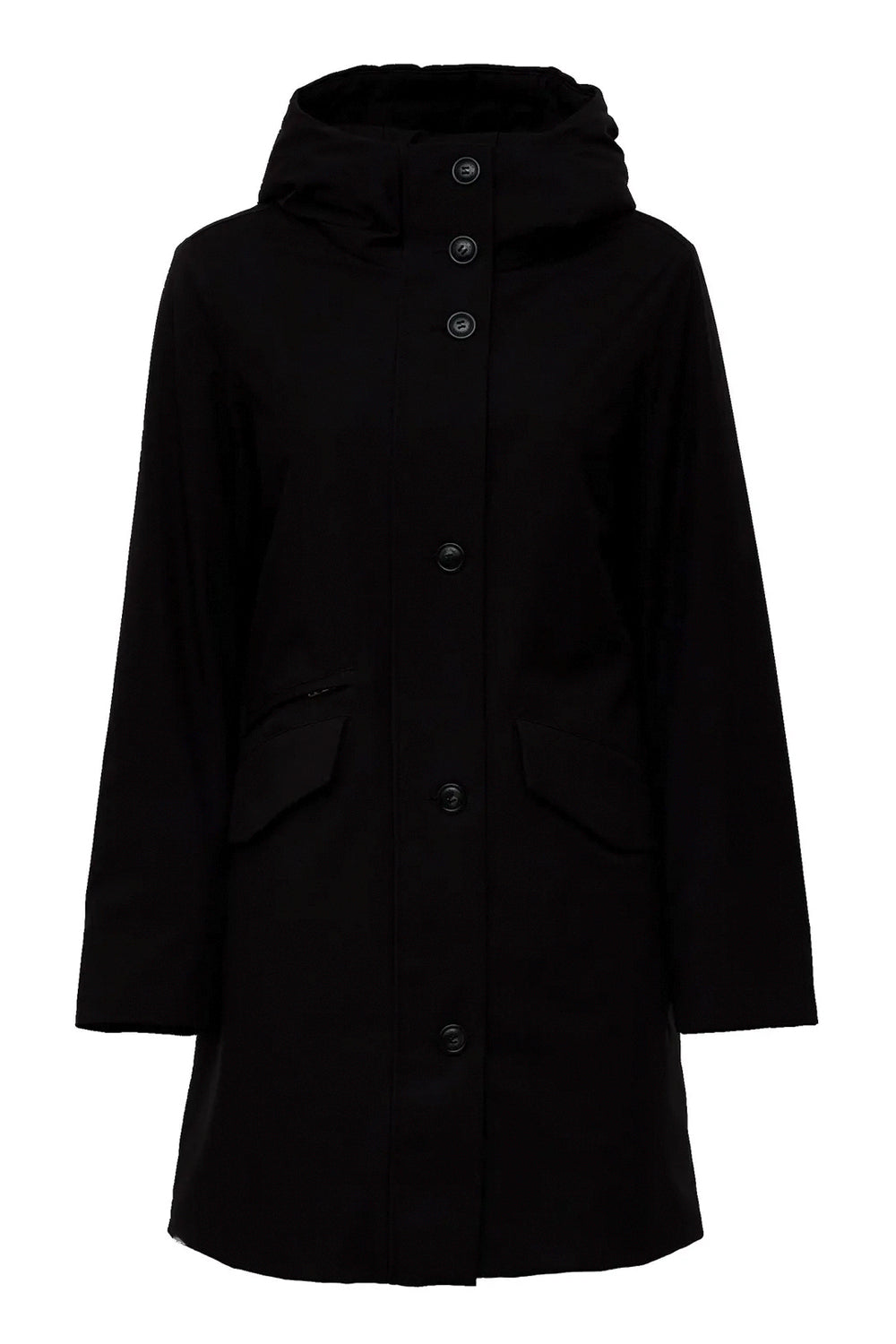 WOOLRICH Giubbotto Parka in tessuto light stretch
