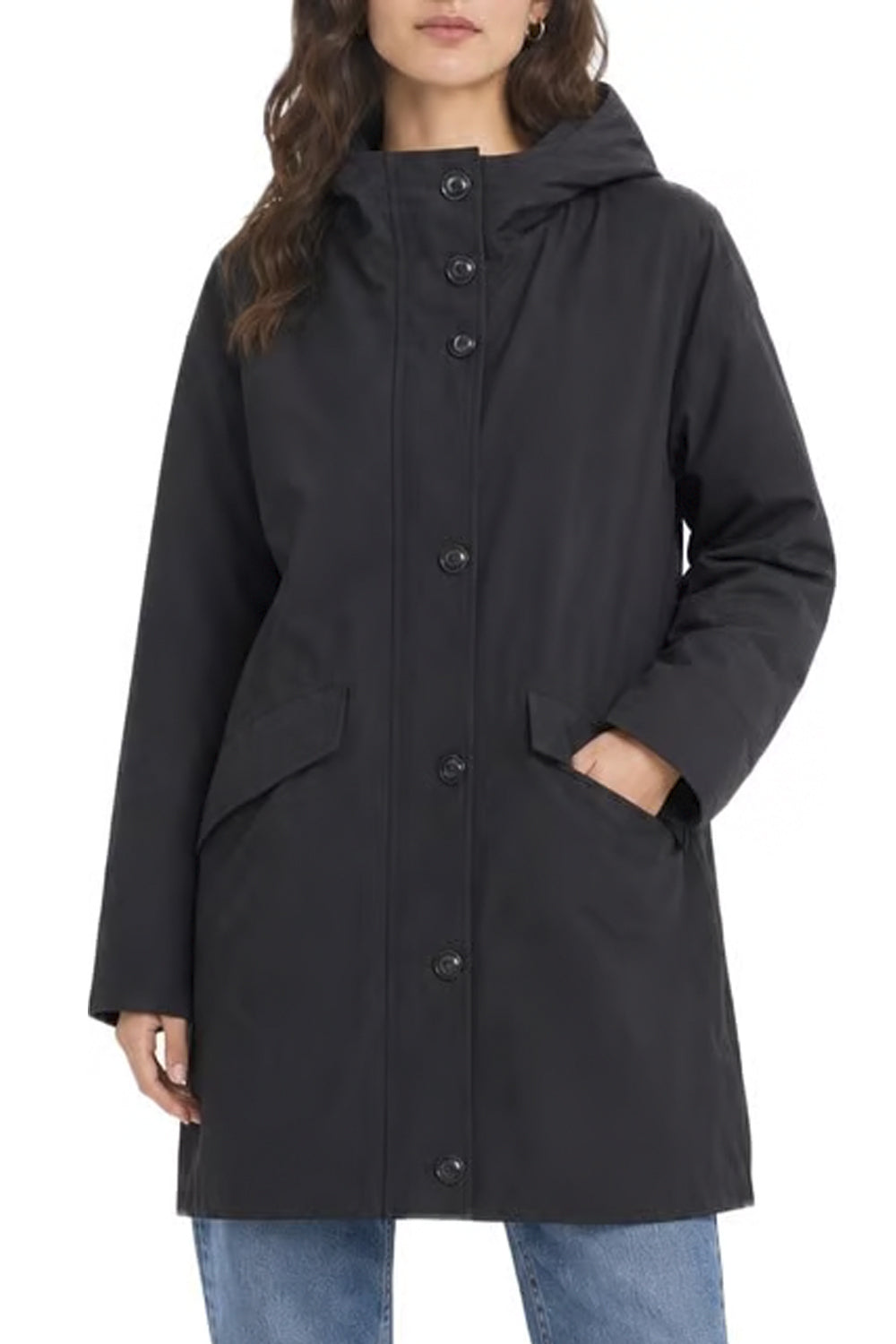 WOOLRICH Giubbotto Parka in tessuto light stretch