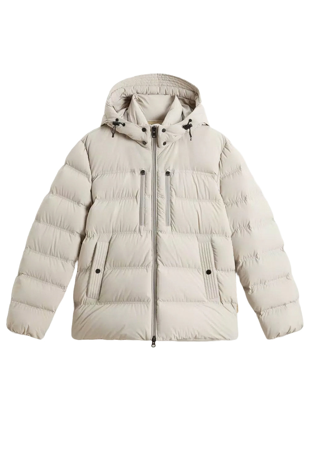 WOOLRICH Piumino in nylon elasticizzato con finitura opaca