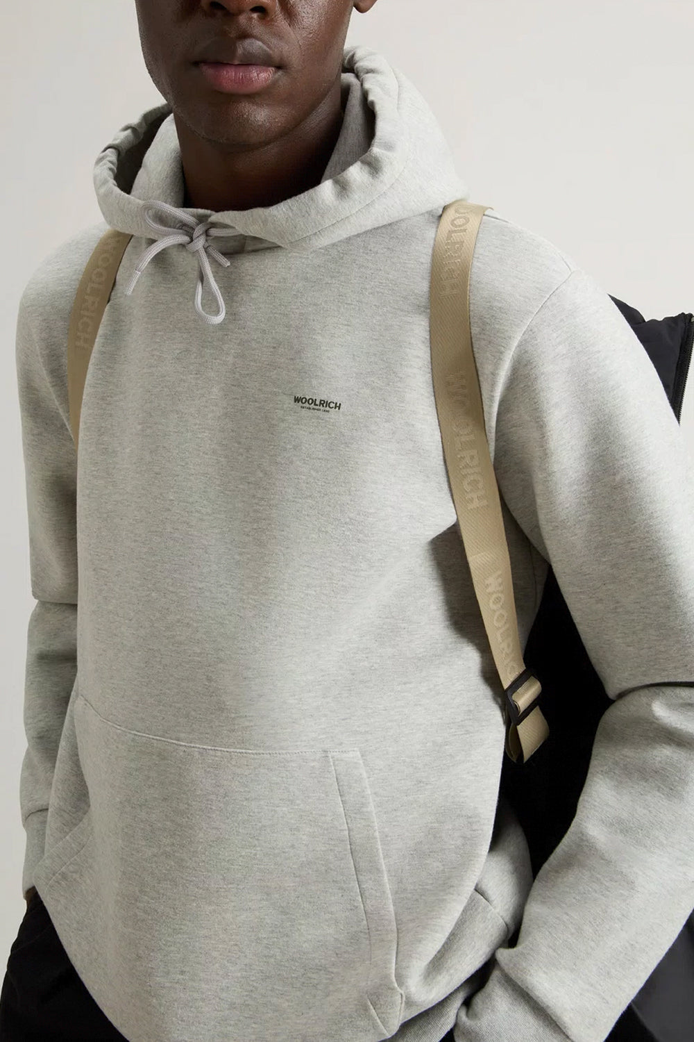 WOOLRICH Piumino in nylon elasticizzato con finitura opaca