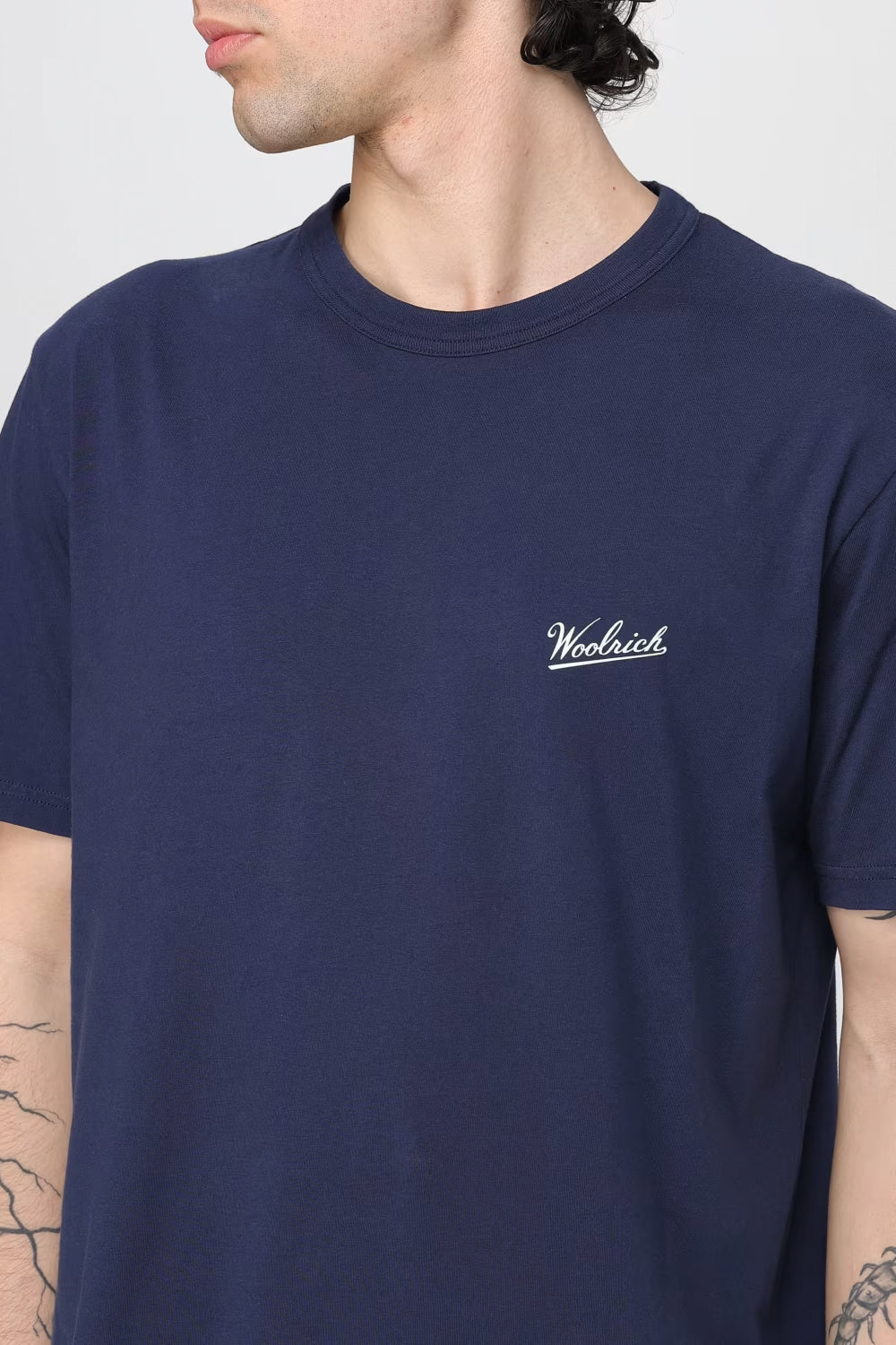 WOOLRICH T-shirt in puro cotone con logo