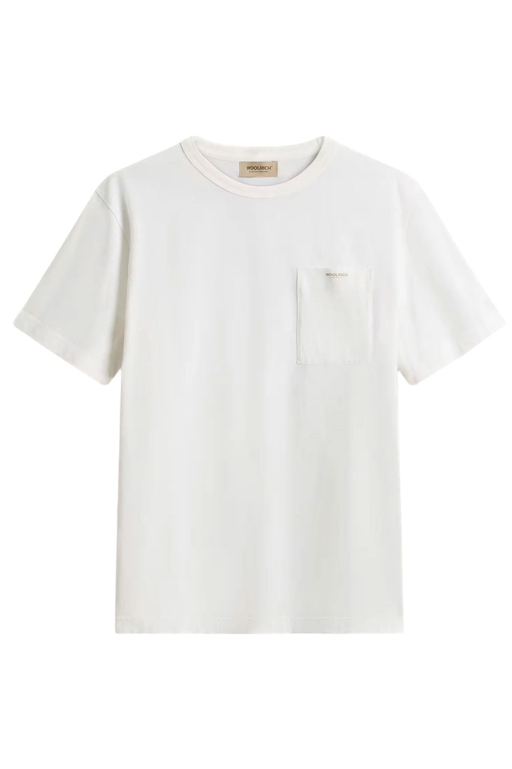 WOOLRICH T-shirt in puro cotone con taschino