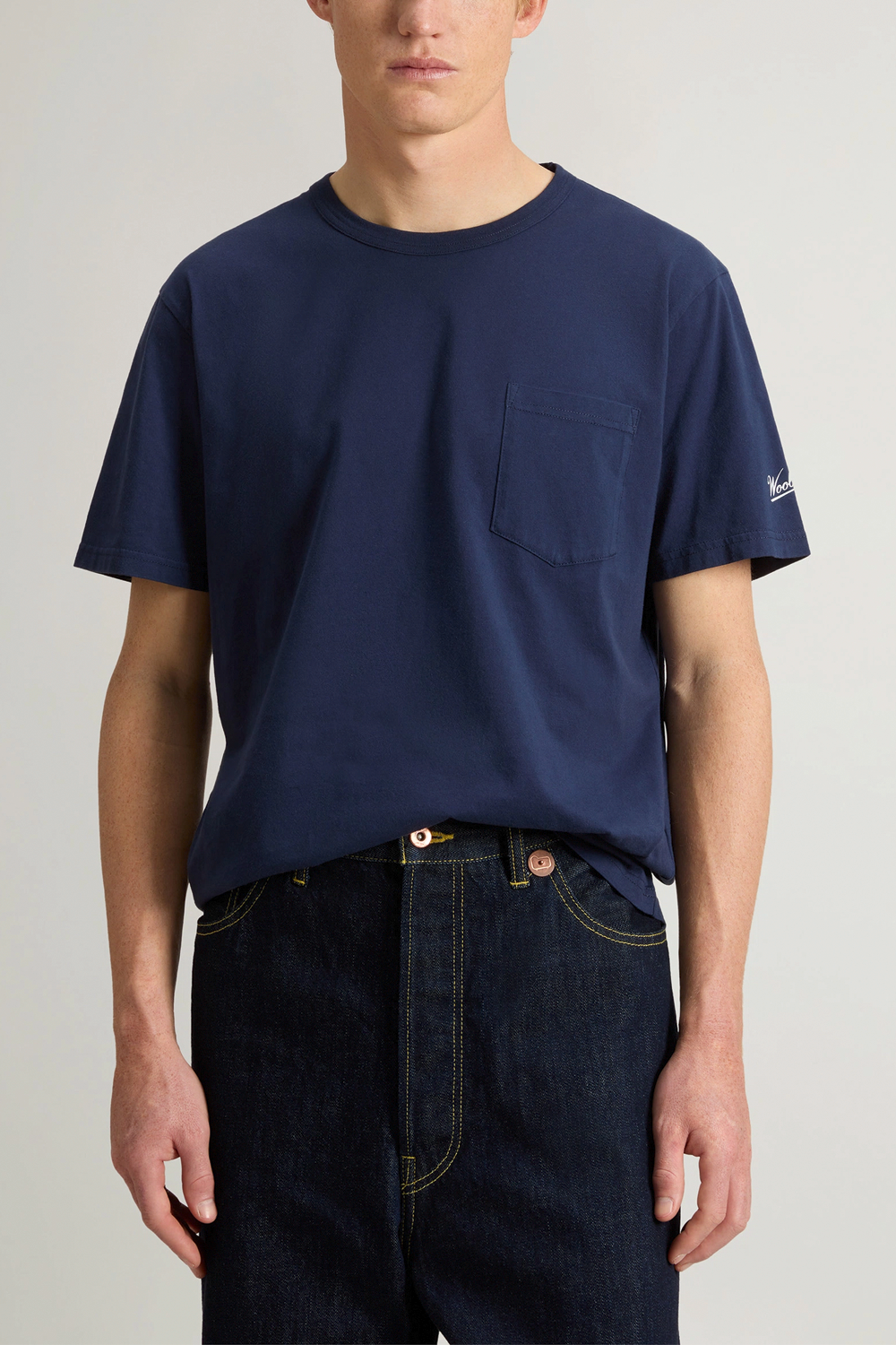 WOOLRICH Tshirt in cotone con taschino
