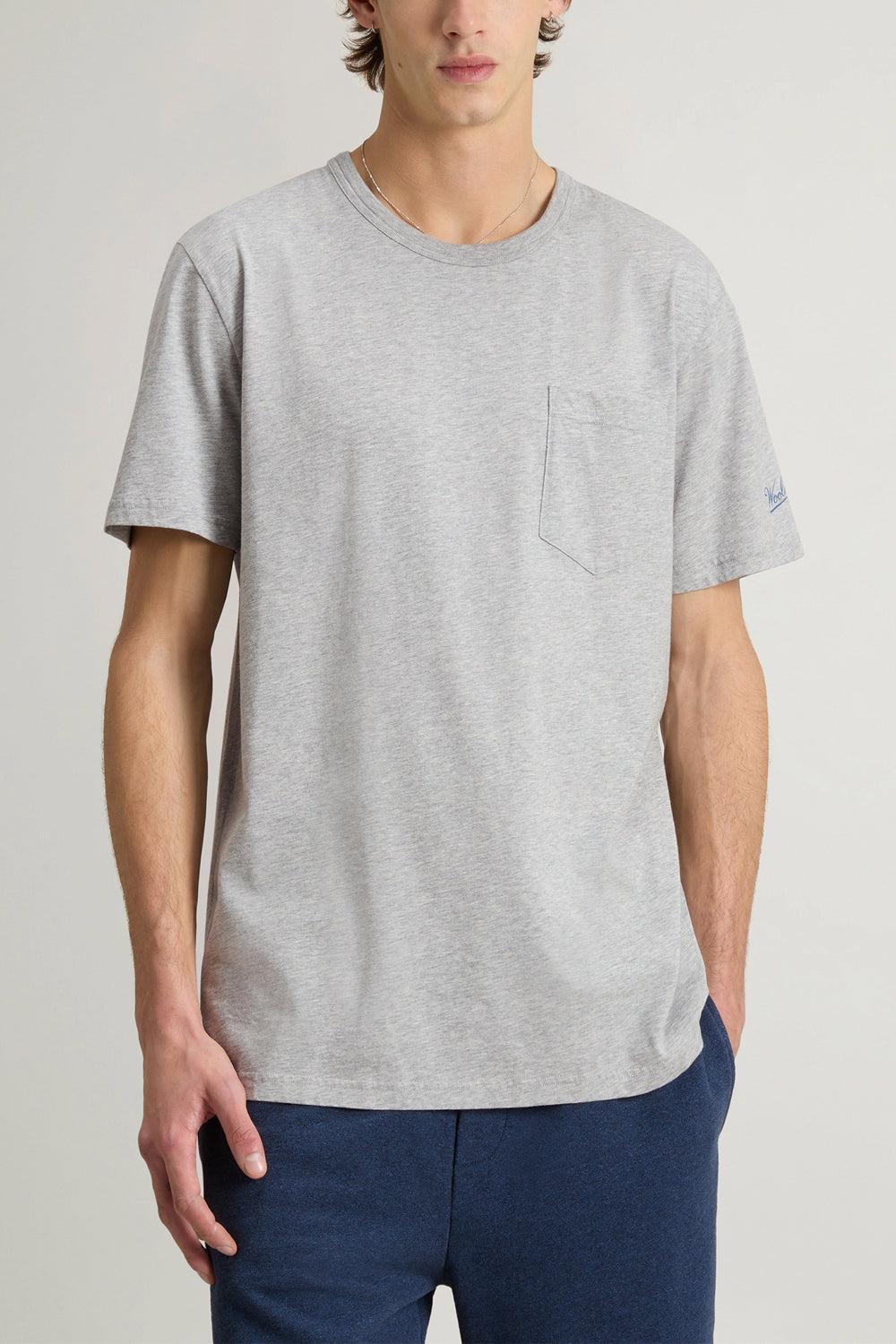 WOOLRICH Tshirt in cotone con taschino