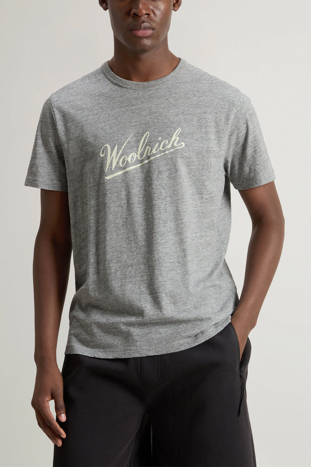 WOOLRICH Tshirt in jersey di cotone moulinè