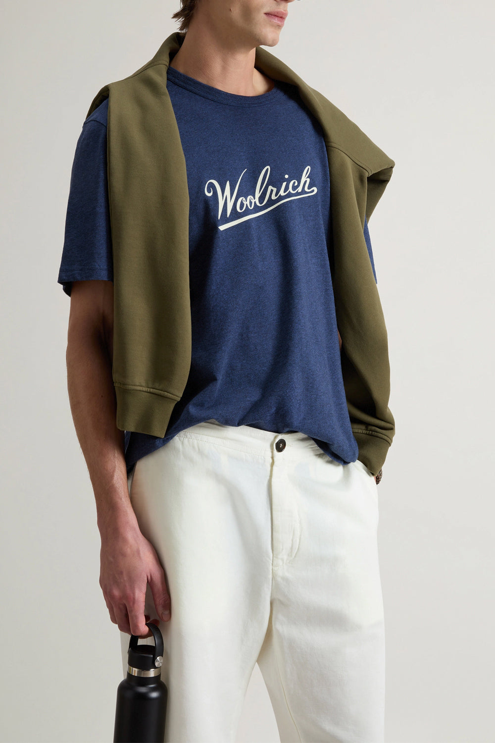 WOOLRICH Tshirt in jersey di cotone moulinè