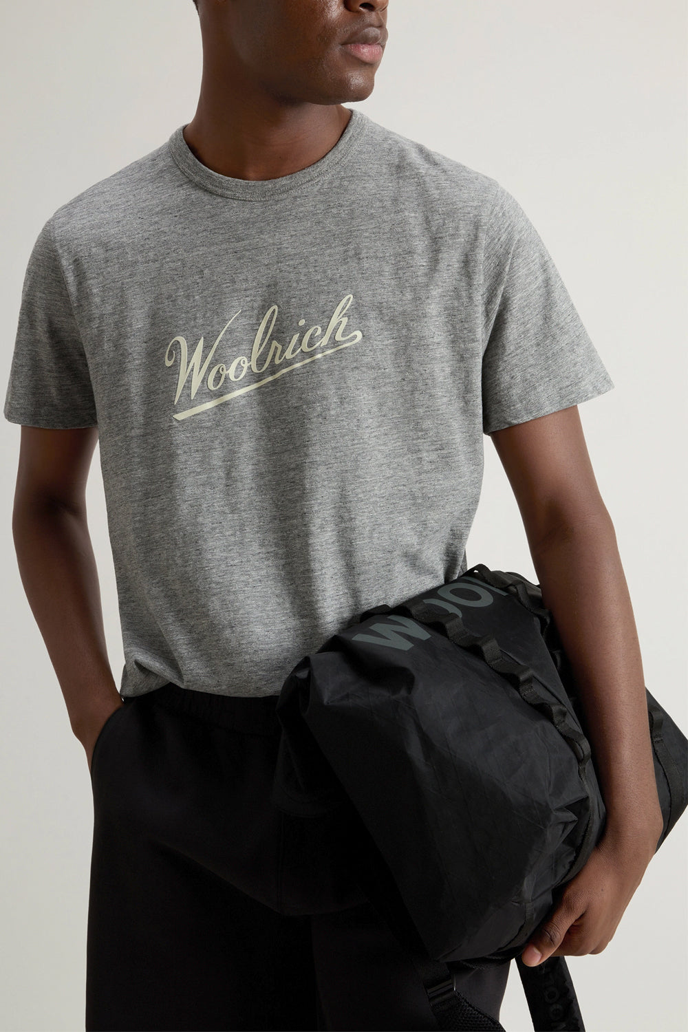WOOLRICH Tshirt in jersey di cotone moulinè