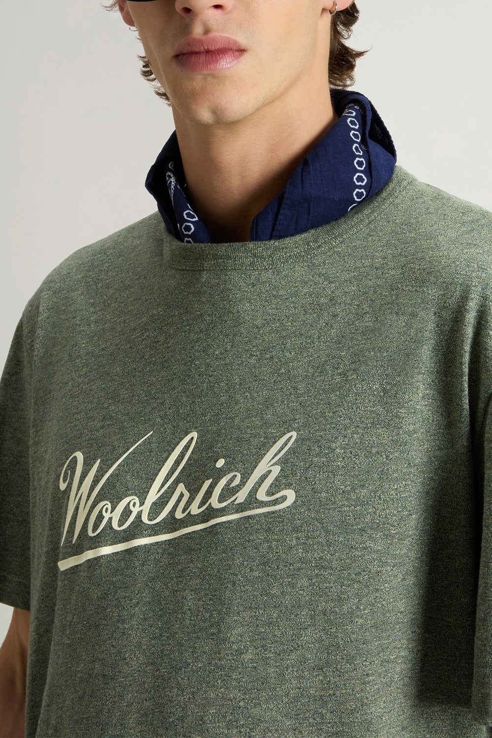 WOOLRICH Tshirt in jersey di cotone moulinè