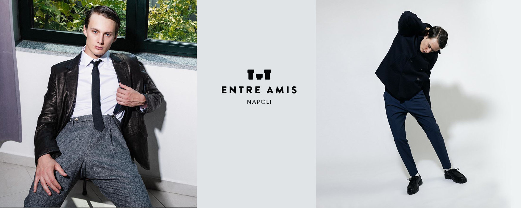 Entre Amis pantaloni capri ma non solo, nei materiali raso di cotone e gabardine, fresco lana flanella grisaglia nylon armaturati spigati in tutti i colori e materiali Entre amis