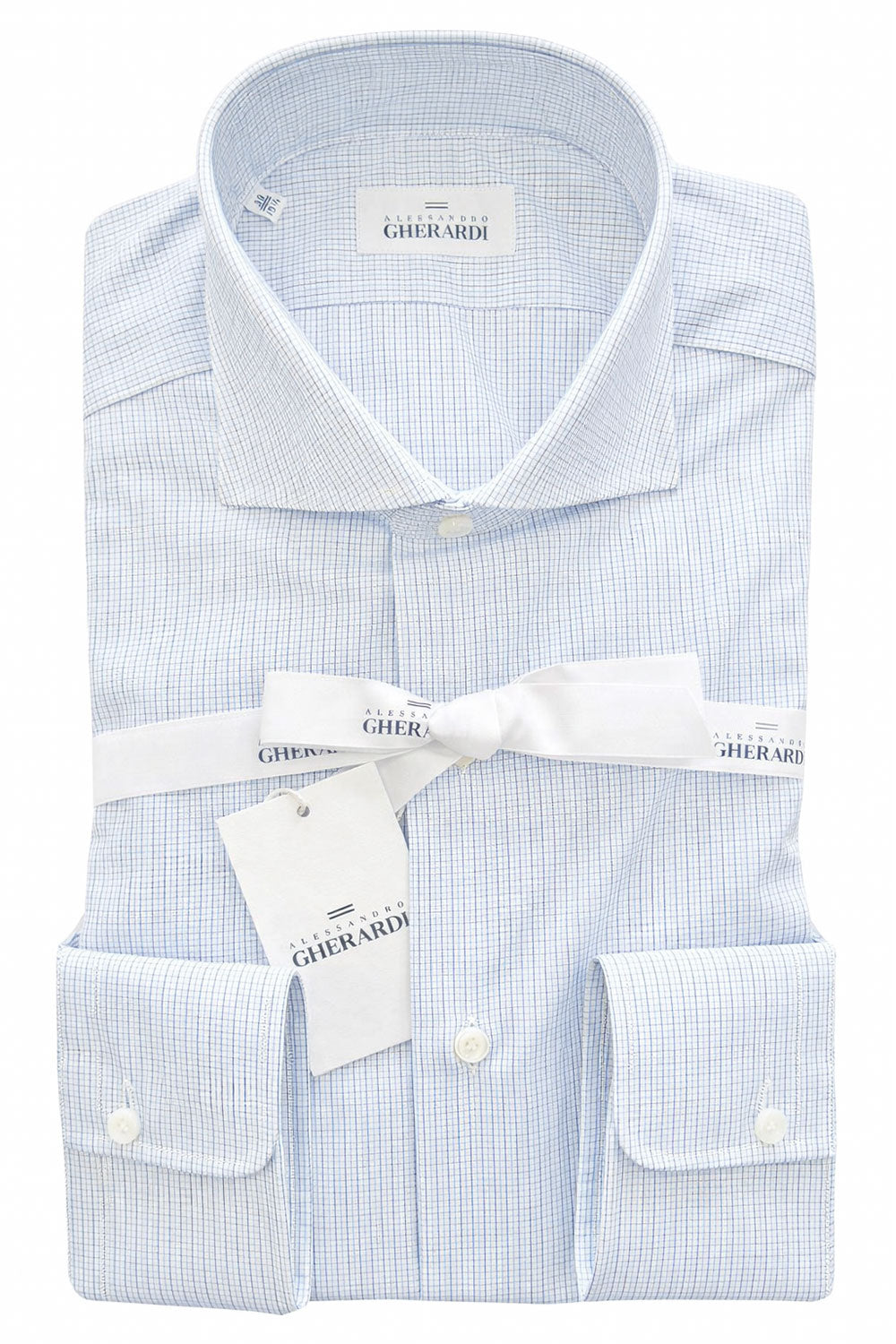 GHERARDI Camicia in cotone a quadretti