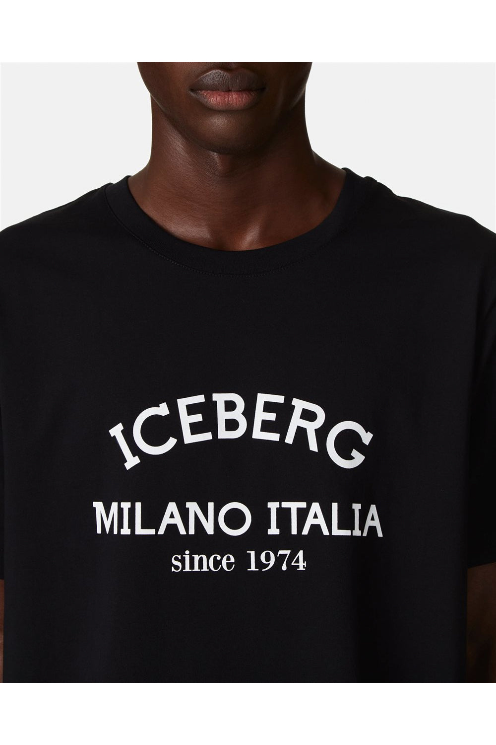 ICEBERG T-shirt con logo istituzionale ICEBERG