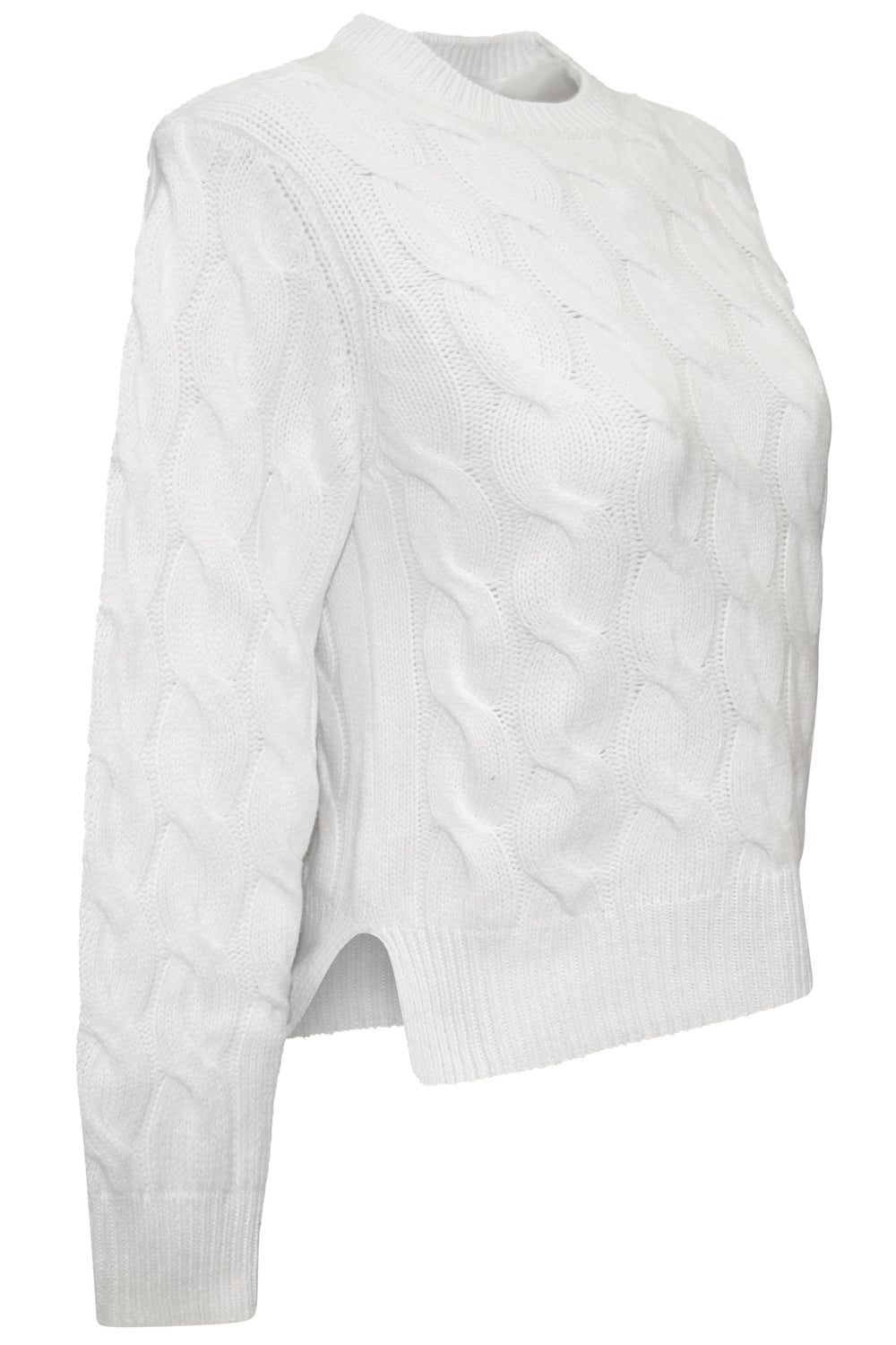 FILIPPO DE LAURENTIIS Maglia girocollo a trecce FILIPPO DE LAURENTIIS