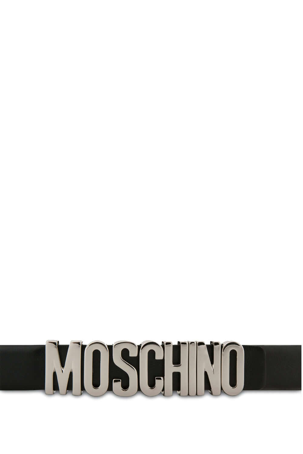 MOSCHINO Cintura piccola con lettering lucido