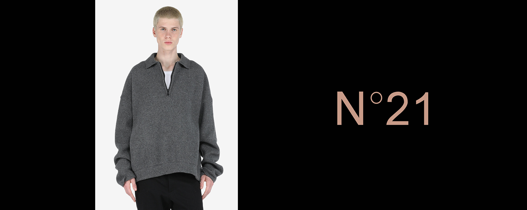 N°21 la linea firmata Alessandro Dell'Acqua di uno stile inconfondibile per un look alla moda contemporanea ma senza eccessi..n21 uomo