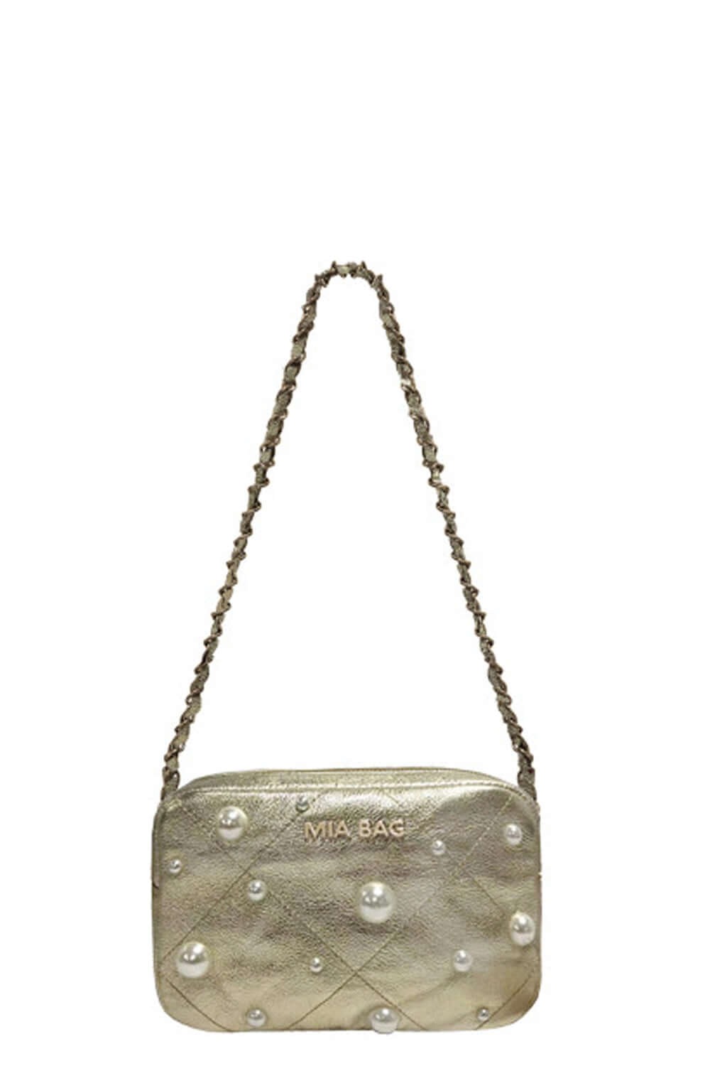 MIA BAG Tracollina zip con perle Handbags MIA BAG