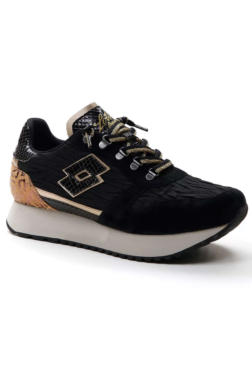LOTTO LEGGENDA Scarpe Wedge Leopard Shoes LOTTO