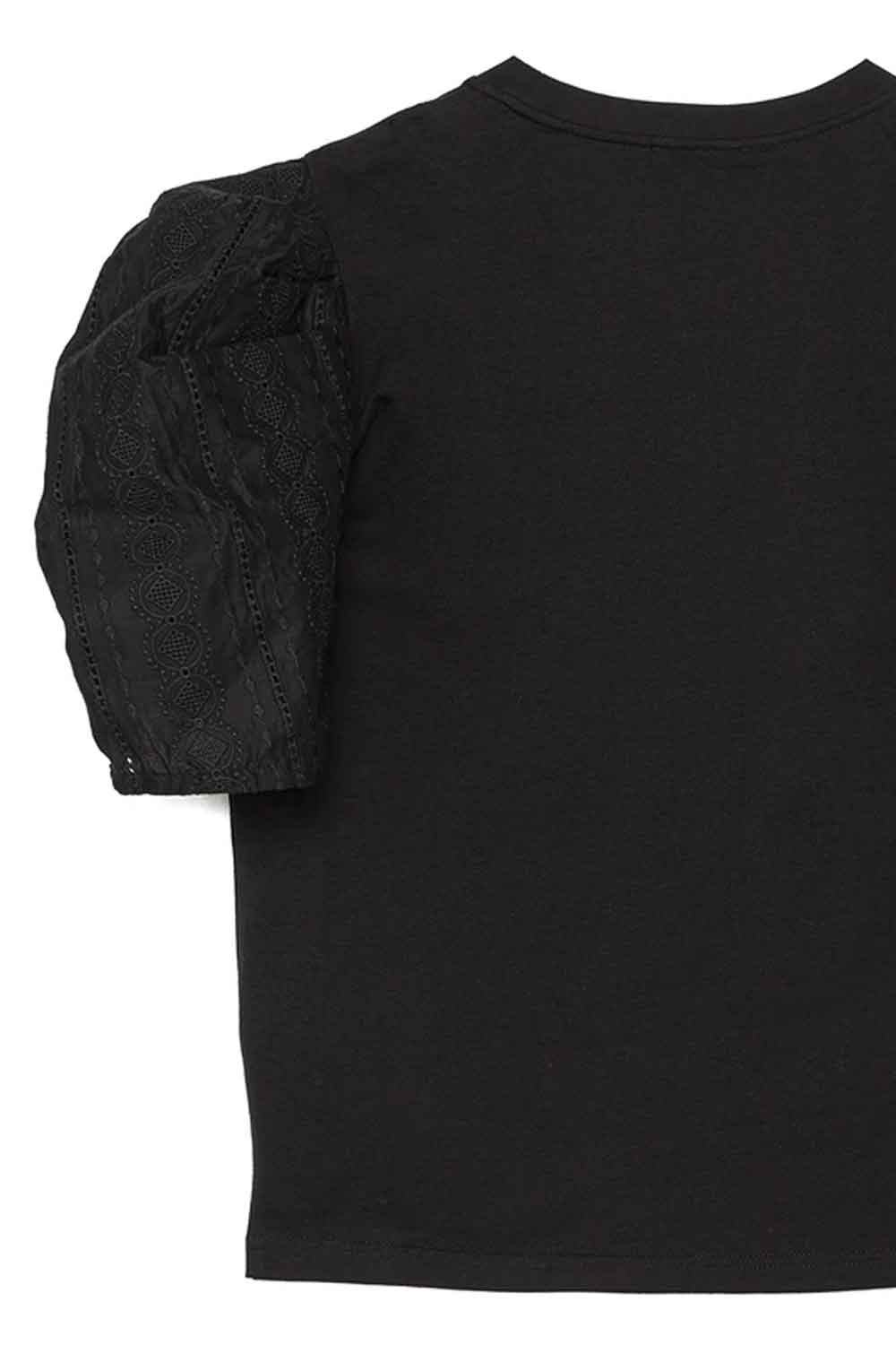 ISABELLE BLANCHE Tshirt maniche con ricamo Clothing ISABELLE BLANCHE
