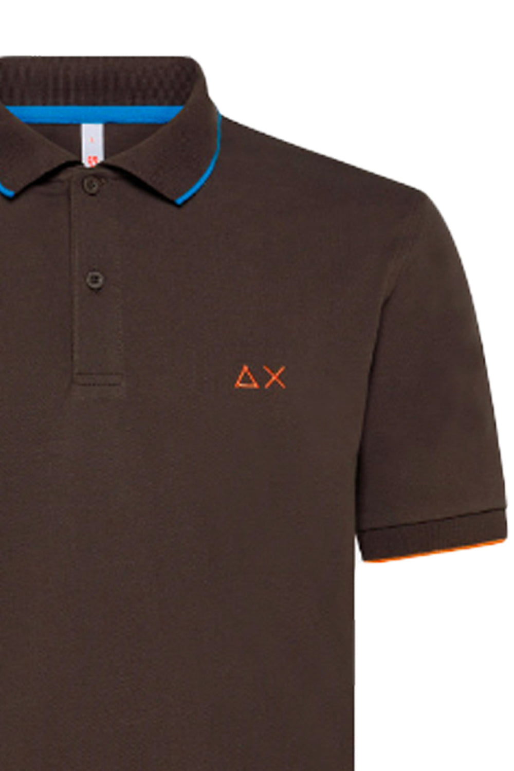 Polo con logo a contrasto - SUN68 SUN 68