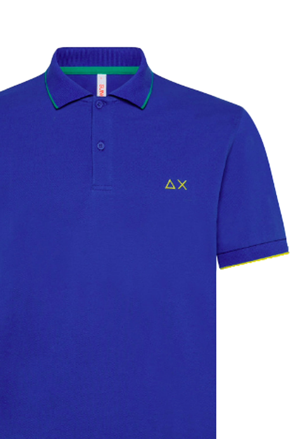 Polo con logo a contrasto - SUN68 SUN 68