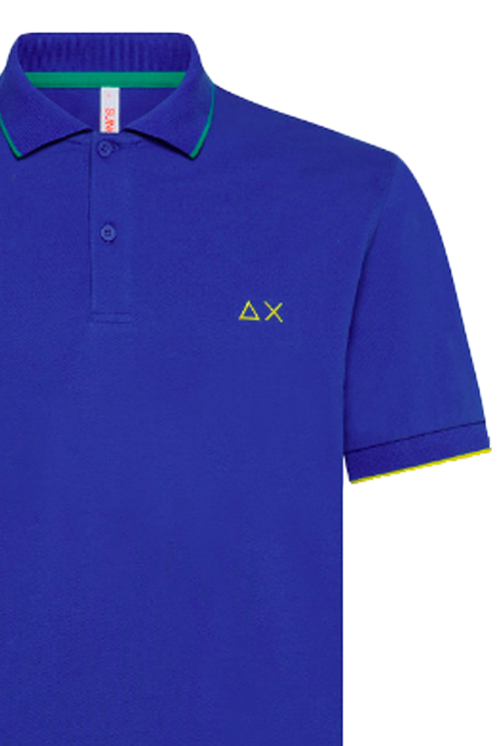 Polo con logo a contrasto - SUN68 Polo SUN 68