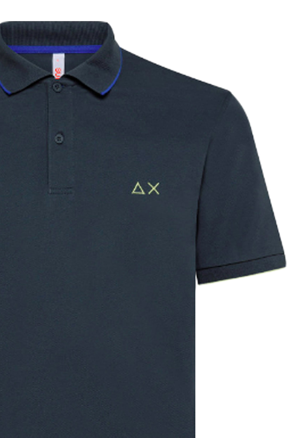 Polo con logo a contrasto - SUN68 Polo SUN 68