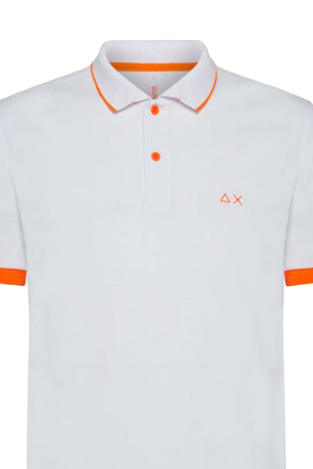 Polo con profili a contrasto fluo - SUN 68 Polo SUN 68