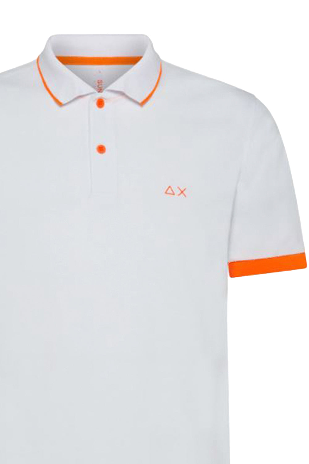 Polo con profili a contrasto fluo - SUN 68 Polo SUN 68