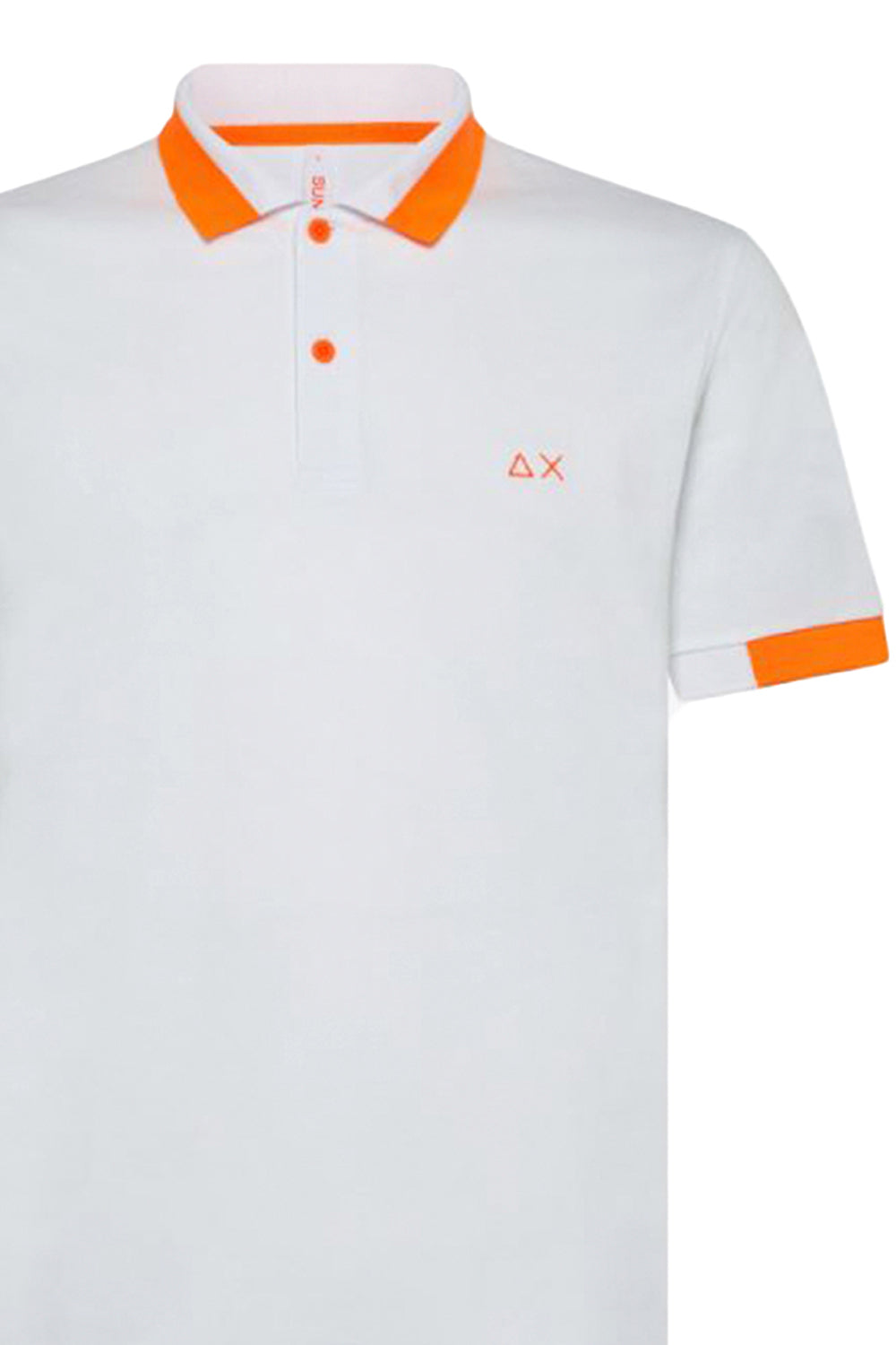 Polo con profili a contrasto fluo - SUN68 SUN 68