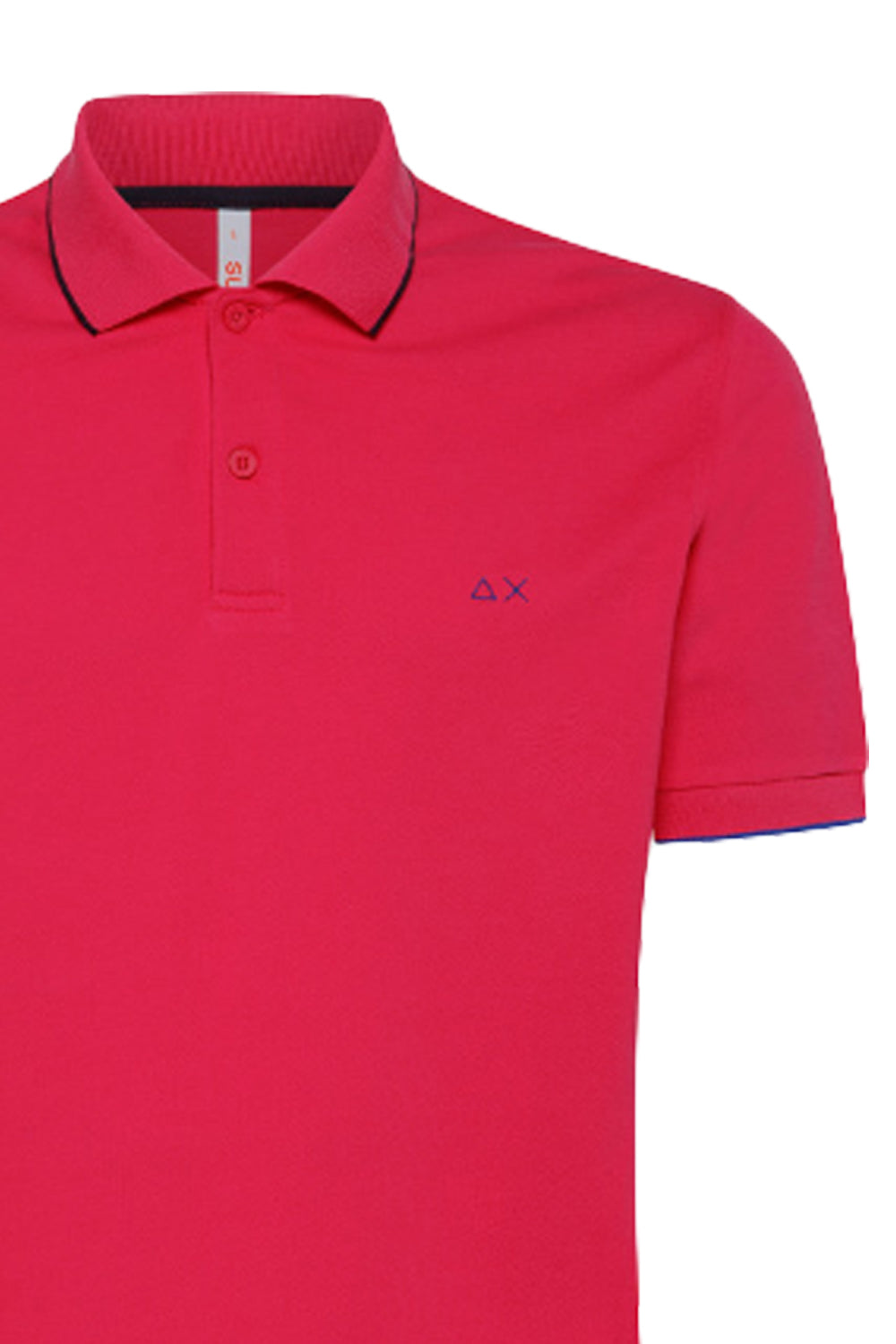 SUN68 Polo small stripes
