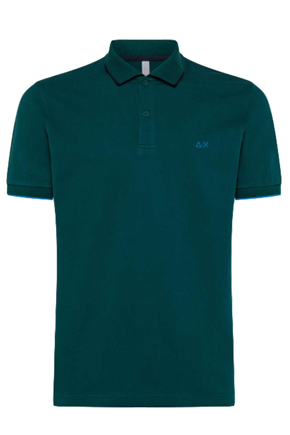 SUN68 Polo small stripes