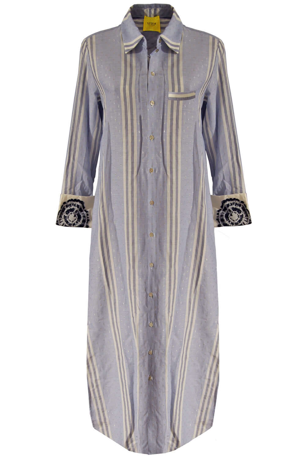 MAISON LYDIA Abito chemisier in cotone Dresses LYDIA