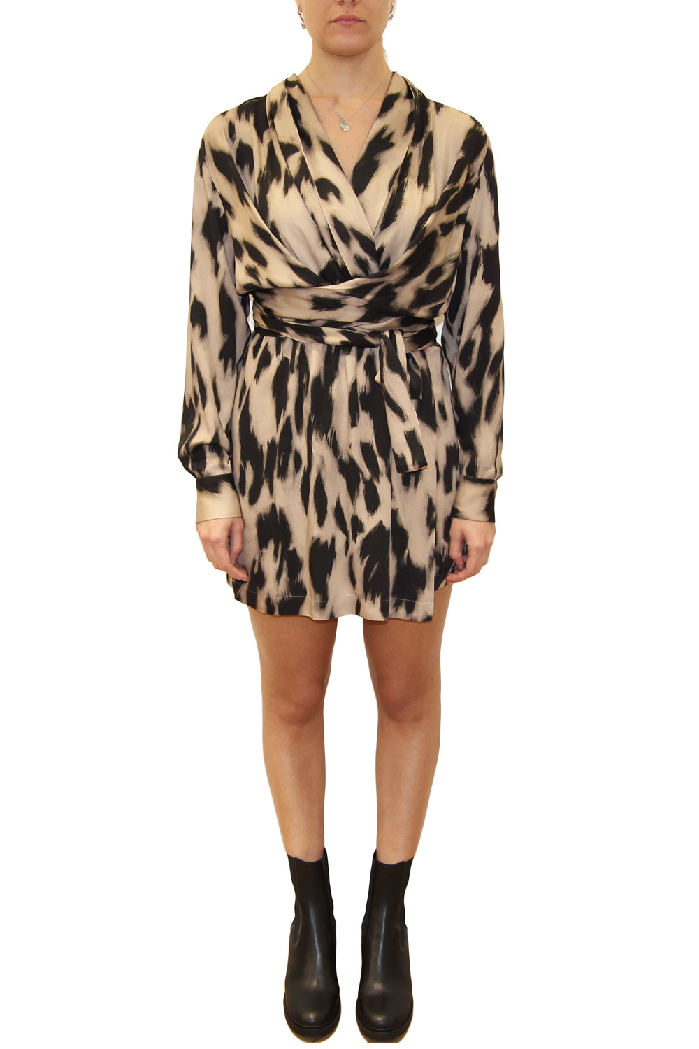 RAME Abito stampa animalier RAME