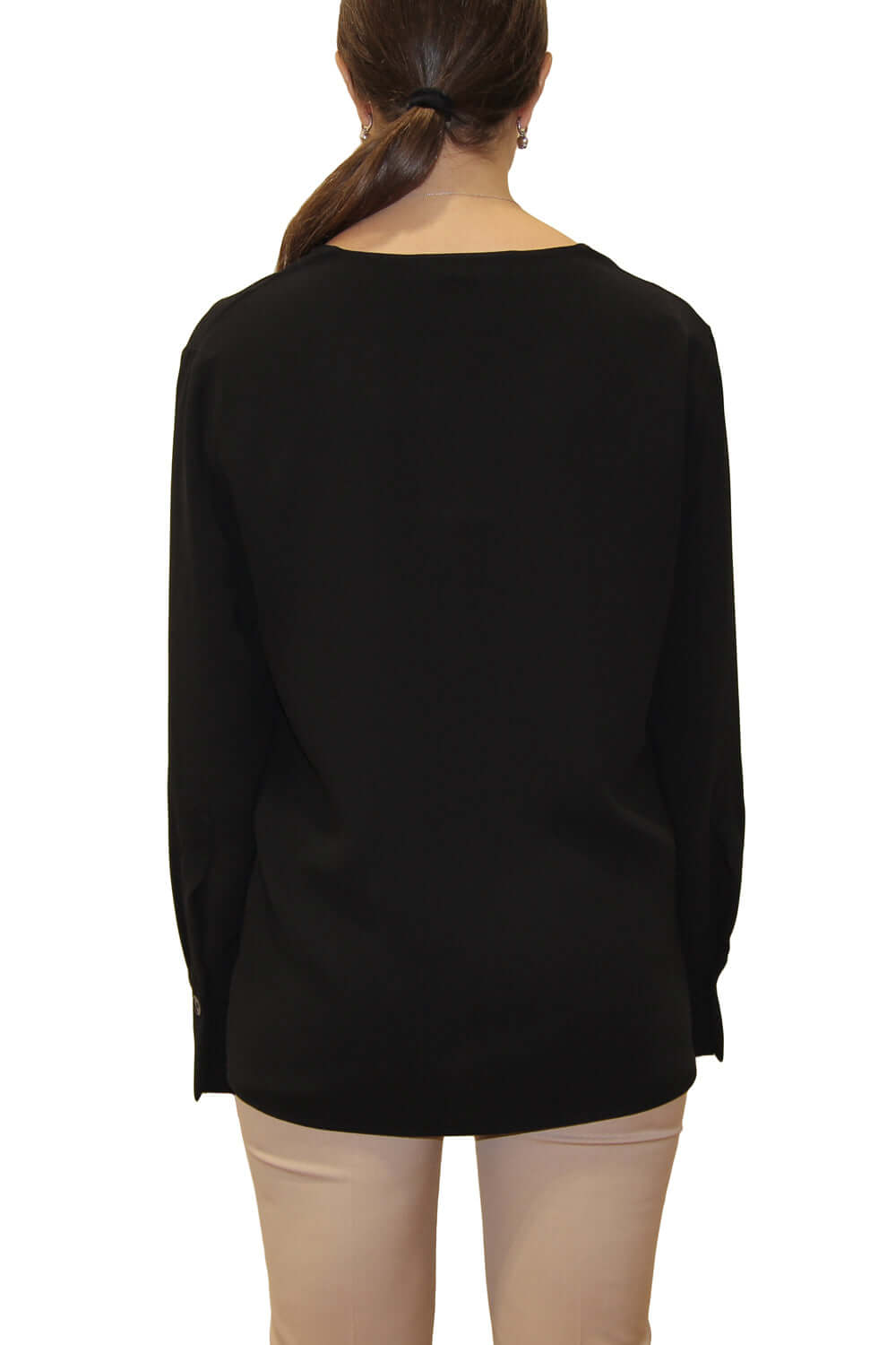 JUCCA Blusa in crepe scollo a V Blusa JUCCA