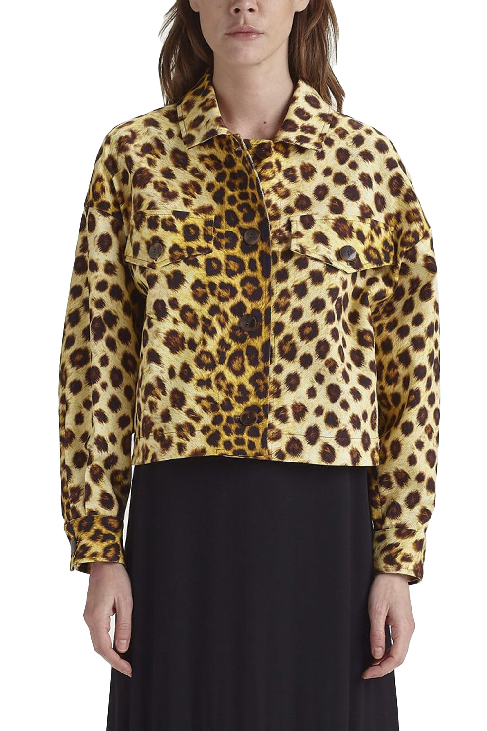 RAME Giacca in denim animalier Coats & Jackets RAME