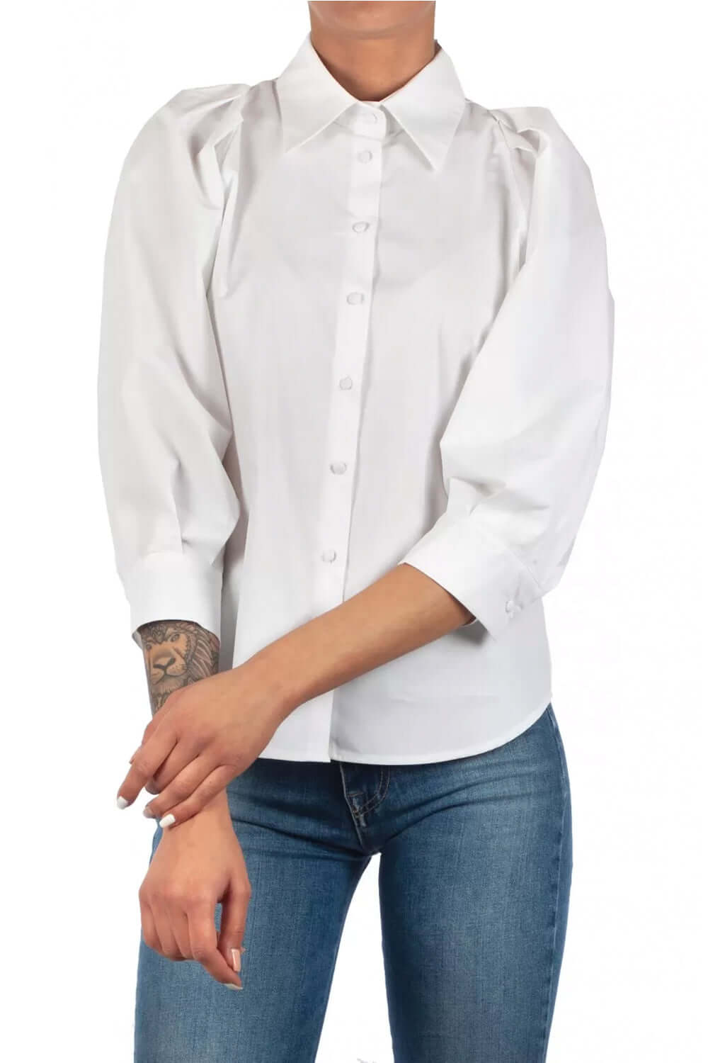 Camicia con maniche palloncino - SUOLI SUOLI