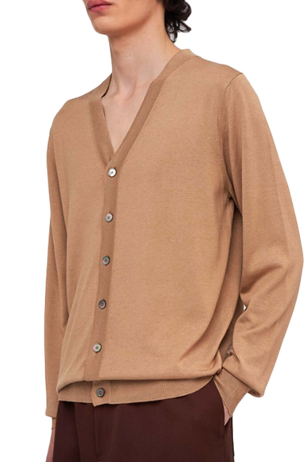 Cardigan in filo ultralight - BALLANTYNE Clothing BALLANTYNE