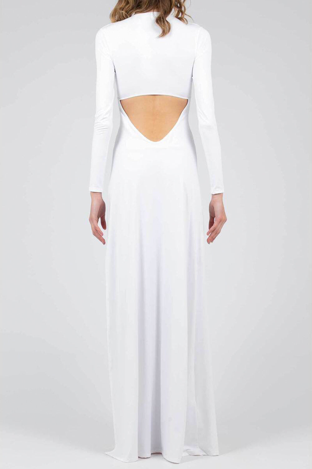 CIRCUS HOTEL Abito lungo con dettaglio V Circus Hotel