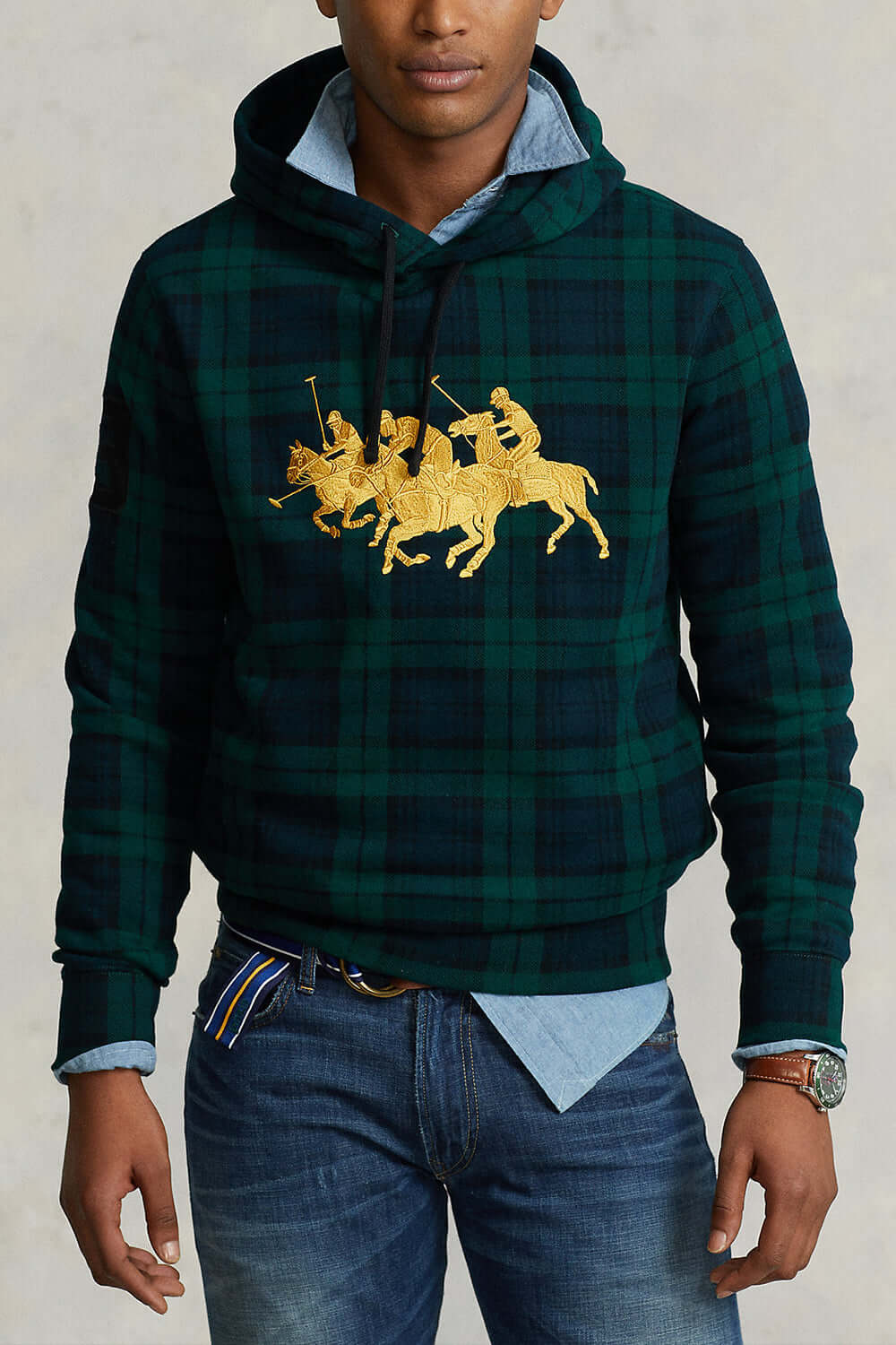 Felpa motivo tartan con triplo tartan - POLO RALPH LAUREN Felpa POLO RALPH LAUREN