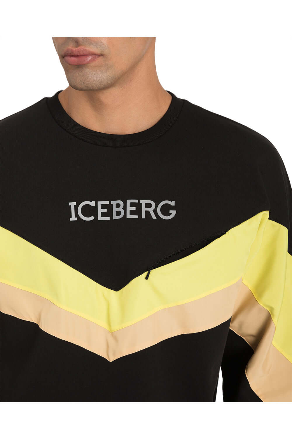 Felpa con logo riflettente - ICEBERG Felpa ICEBERG