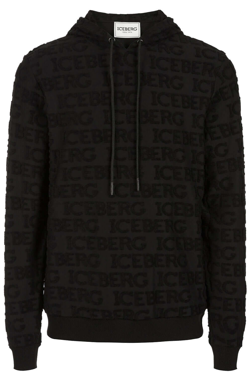 Felpa con grafica jaquard tono su tono - ICEBERG Felpa ICEBERG