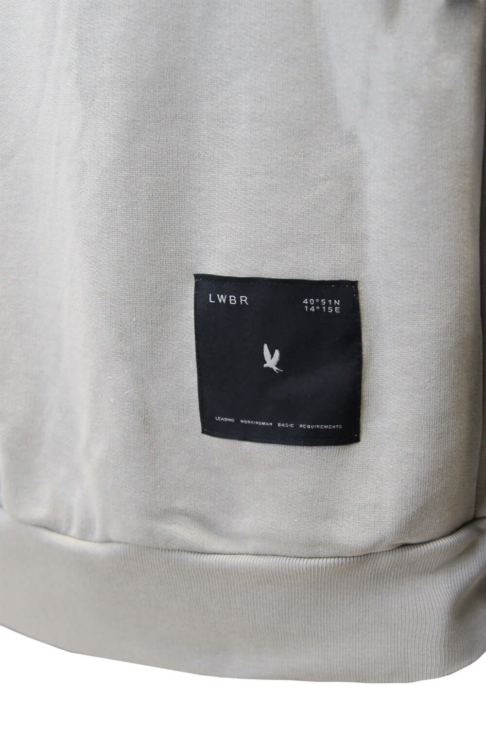 LOW BRAND Felpa con mezza zip LOW BRAND