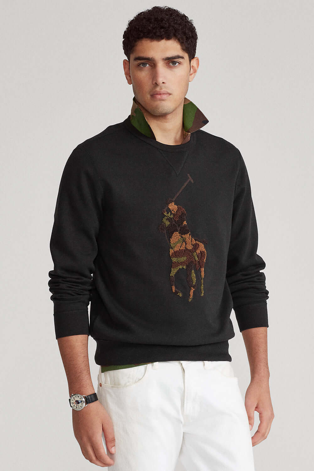 Felpa con ricamo camouflage - POLO RALPH LAUREN POLO RALPH LAUREN