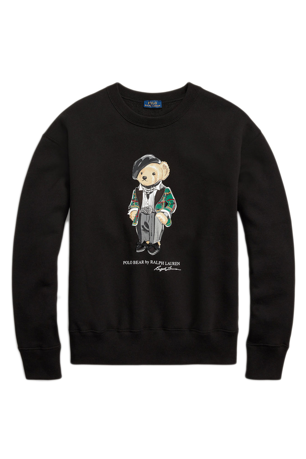 POLO RALPH LAUREN Felpa Tuxedo Polo Bear scozzese POLO RALPH LAUREN