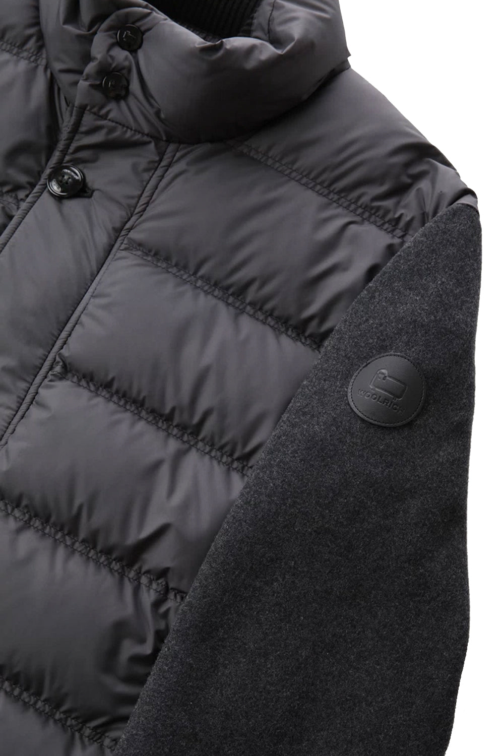 WOOLRICH Giacca ibrida in pile accoppiato di lana e nylon Maglia WOOLRICH