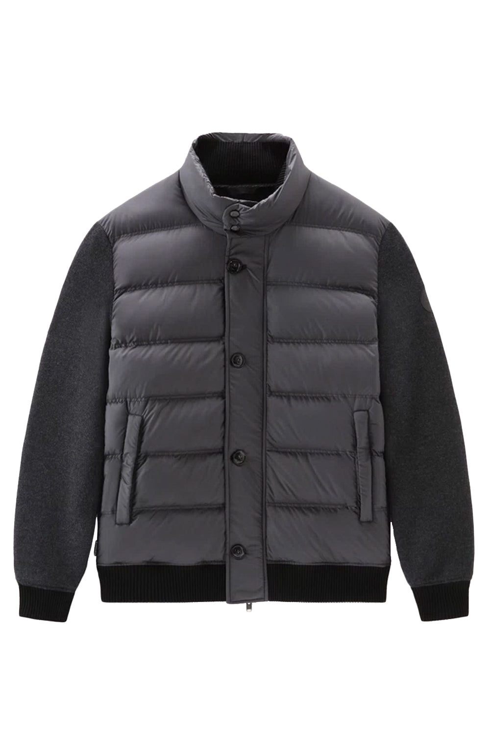 WOOLRICH Giacca ibrida in pile accoppiato di lana e nylon Maglia WOOLRICH